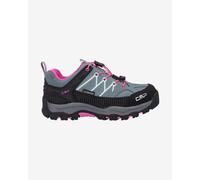 Scarpe CMP Rigel Low WaterProof grigio blu-grigio rosa bambini - 37
