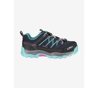Scarpe CMP Rigel Low WaterProof nero blu celeste bambini - 35