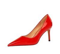 Scarpe col Tacco Alto da Donna per Il Lavoro, Comode Scarpe con Tacco A Spillo Chiuse A Punta, Scarpe con Tacco da 3 Pollici per Ufficio E attività Commerciali