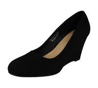 Scarpe Col Tacco Alto Wedge In Microfibra 'F90114' Spot On Per Signore