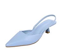 Scarpe col Tacco Donna Primavera Décolleté Sandali con Tacco Sexy Mary Jane con Tacco Alto Scarpe Decolte Sposa Stiletto Scarpe De Moda Offerta Matrimoni Slingback Scarpe da Abito