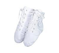 Scarpe comode da donna, scarpe sportive in sala da donna, scarpe in tela morbida per interni e relax, scarpe leggere con suola flessibile per movimenti liberi, scarpe versatili, bianco, 41 EU