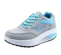 Scarpe Comode da Ginnastica Donna Scarpe per Camminare Donna Sneakers con Fondo A Dondolo Morbide con Rialzo in Rete Sneakers da di Casual Sportive Running