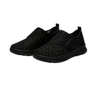 Scarpe comode Donna Chiuse Calzature dal Taglio Ampio, Stile Casual Versatile e Traspirante, Adatte per Uso Quotidiano e Passeggiate(Nero37)