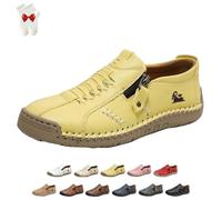 Scarpe Comode Ortopediche in Pelle Fatte A Mano da Donna, Comode Scarpe da Ginnastica Ortopediche Unisex, Morbide Scarpe da Ginnastica Basse da Passeggio