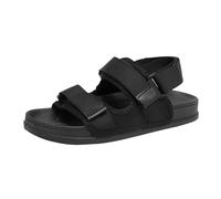 Scarpe Comode Per Donna Sandali da Estivi Pantofole da Spiaggia Per Coppie Libero Fondo Morbido Antiscivolo Tendenza Donna L'Estate Sandali Chiusi Davanti Sandalo (Black 37)