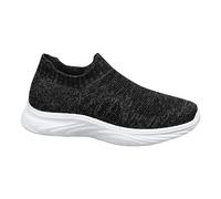 Scarpe comode unisex da ginnastica leggere, scarpe da ginnastica Invisible Height Increased, antiscivolo, comode in tessuto, per il fitness, per il jogging, per il Driving Penny, Nero , 40 EU