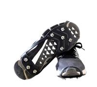Scarpe con chiodi da ghiaccio a 8 denti, invernali, antiscivolo, for escursioni in montagna, ramponi da neve, copriscarpe, racchette da neve, accessori(L Size)