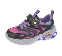 Scarpe con Luci Bambine e ragazze con Comoda Chiusura con Doppio Strappo Traspiranti FW25 253
