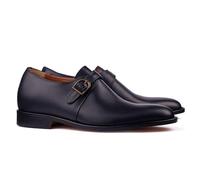 Scarpe con Rialzo da Uomo Che Aumentano l’Altezza Fino a 7 cm. Fabbricate in Pelle. Modello Perugia (Blu, Sistema Taglie Calzature EU, Adulto, Uomo, Numero, Media, 44)