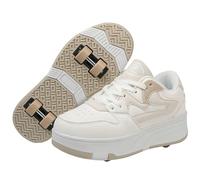 Scarpe Con Rotelle 2 in 1 Bambini Ragazzi Ragazze - Pattini a Rotelle Skateboard Ginnastica - Per Donne (Wow-V6, 37EU)
