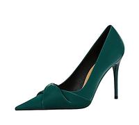 Scarpe con Tacco A Spillo da 4 Pollici per Donna, Comode Scarpe col Tacco da Ufficio, Scarpe Eleganti con Punta Chiusa E Affilata