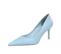 Scarpe con Tacco Alto da 3 Pollici per Il Lavoro Femminile, Comode Scarpe con Tacco A Spillo Chiuse da Ufficio, Scarpe con Tacco Slip-on