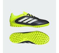adidas Copa Pure III Club Turf Football Boots, Scarpe da Calcio Unisex-Adulto, Core Black/Ftwr White/Lucid Lemon, 45 1/3 EU