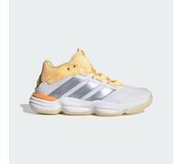 adidas Donna Courtstabil Indoor Shoes, Ftwr White/Crystal Sky/Ice Tangerine, 38 2/3 EU