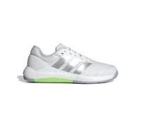 adidas Dropset Base Training Shoes, Scarpe da Ginnastica e da Allenamento Donna, Cloud White/Matte Silver/Lime Burst, 39 EU