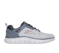Skechers Traccia più Ampia, Sneaker Uomo, Grigio Ingegnerizzato Mesh Pu Carbone Trim, 42 EU