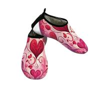 Scarpe da acqua a forma di cuore, per donne e uomini, ad asciugatura rapida, leggere, per spiaggia, surf, piscina, Multi, 42.5/43 EU