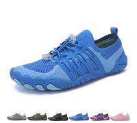 Scarpe da Acqua a Piedi Nudi for Uomo e Donna, Scarpe da Acqua ad Asciugatura Rapida, Scarpe da Spiaggia Leggere e Antiscivolo for Surf, Camminate, Escursioni(Blue,41 EU)