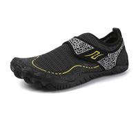 Scarpe da acqua ad asciugatura rapida per uomini e donne, comoda fibbia, nuoto, yoga e attività in torrente, Nero , 36 2/3 EU