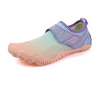 Scarpe da acqua ad asciugatura rapida per uomini e donne, comoda fibbia, nuoto, yoga e attività in torrente, Viola, 39 1/3 EU
