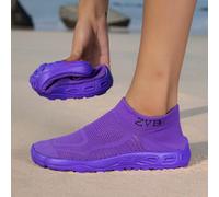 Scarpe da acqua amiche del piede ZVB, scarpe da spiaggia a suola morbida per donne, per nuoto, immersioni, sandali estivi da esterno ad asciugatura rapida, scarpe da pesca, antiscivolo e traspiranti E