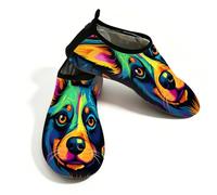 Scarpe da acqua colorate per cani per donne e uomini, ad asciugatura rapida, leggere, a piedi nudi, per spiaggia, Multi, 40/40.5 EU