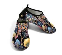 Scarpe da acqua da donna e da uomo colorate con cielo stellato e foresta scarpe da spiaggia a piedi nudi calzini ad asciugatura rapida, Colorato cielo stellato Foresta, 42/42.5 EU