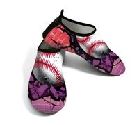 Scarpe da acqua da donna e uomo, da baseball, graffiti, scarpe da spiaggia, a piedi nudi, calzini da nuoto ad asciugatura rapida, Graffiti Street Baseball, 36/37 EU