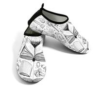Scarpe da acqua da donna e uomo, magiche, per erbe medicinali, da spiaggia, a piedi nudi, calzini da nuoto ad asciugatura rapida, Erbe medicinali magiche, 36/37 EU