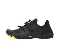 Scarpe da acqua da uomo con fodera in rete, comode scarpe da ginnastica a piedi nudi, antiscivolo, con alette profonde, leggere, ad asciugatura rapida, vestibilità larga, strisce elastiche per