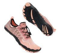 Scarpe da acqua da uomo e da donna, a piedi nudi, da spiaggia, A Mesh Arancione Nero S6, 39.5 EU