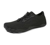Scarpe da acqua da uomo e donna, suola a goccia zero, punta larga, casual, passeggiate, spiaggia, surf, nuoto, sport acquatici, escursioni all'aperto, Nero , 47 EU