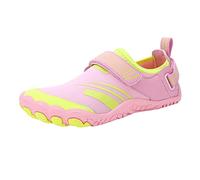 Scarpe da acqua da uomo regolabili, vestibilità larga, scarpe estive da acqua, scarpe da spiaggia leggere e resistenti, per nuoto, surf, yoga, passeggiate, immersioni, nuoto, spiaggia, rosa, 39 1/3 EU