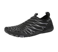Scarpe da acqua da uomo, traspiranti scarpe da nuoto all'aperto tinta unita slip on scarpa da guadagno fondo piatto leggero calzature da salotto alla moda yoga pelle calzature antiscivolo confortevole