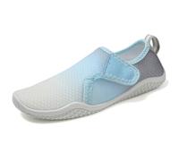 Scarpe da Acqua Leggere per Donne e Uomini, ad Asciugatura Rapida, morbide Scarpe da Trekking a Piedi Nudi con drenaggio, Sport all'Aria Aperta, Surf, Yoga, Spiaggia, Passeggiate(Blue,42 EU)