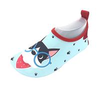 Scarpe da acqua per bambini e bambini, scarpe da nuoto bagnate per bambini e ragazze, antiscivolo, ad asciugatura rapida, calzini acquatici morbidi per la pelle a piedi nudi essenziali per le vacanze