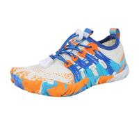 Scarpe da acqua per bambini, leggere, antiscivolo, comode da spiaggia, per ragazzi e ragazze, unisex, ad asciugatura rapida, per attività all'aperto, per piscina, B6 azzurro cielo, 32 EU