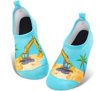 Scarpe da Acqua per Bambini Ragazzi Maglia Morbida Scarpe da Immersione Rapida Scarpe da Nuoto (Verde, Bambino Piccolo (2-5 Anni), Uomo, 28, Numero, Sistema Taglie Calzature EU, 29, Media)