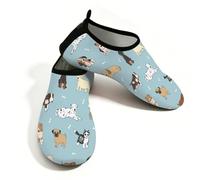Scarpe da acqua per cani carini per donne e uomini, ad asciugatura rapida, leggere, a piedi nudi, per spiaggia, Multi, 40/40.5 EU