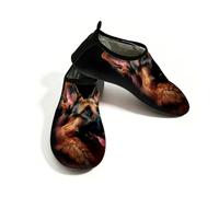 Scarpe da acqua per cani da pastore tedesco, per donne e uomini, ad asciugatura rapida, leggere, per piedi nudi, da spiaggia, Multi, 37/38 EU