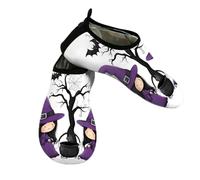 Scarpe da acqua per donne e uomini, ad asciugatura rapida, per Halloween, pipistrelli e alberi da strega, calzini acquatici per spiaggia, Multi, 38.5/39.5 EU