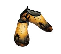 Scarpe da acqua per Halloween, con pipistrello, albero, luna, per donne e uomini, ad asciugatura rapida, per spiaggia, Multi, 42.5/43 EU