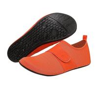 Scarpe da acqua per uomo e bambino, unisex, da spiaggia, ad asciugatura rapida, da surf, a piedi nudi, traspiranti, per sport acquatici, Colore: arancione., 36 EU