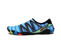 Scarpe da acqua Scarpe da acqua da spiaggia ad asciugatura rapida Pantofole da nuoto unisex da mare Scarpe da ginnastica a piedi nudi da surf contro corrente Donna Uomo Sandali leggeri(Sapphire,44)