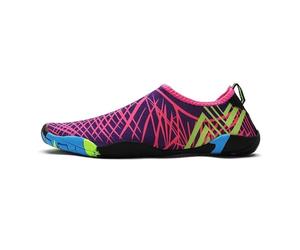 Scarpe da acqua Scarpe da acqua da spiaggia ad asciugatura rapida Pantofole da nuoto unisex da mare Scarpe da ginnastica a piedi nudi da surf contro corrente Donna Uomo Sandali leggeri(Purple,36)