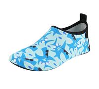 Scarpe da acqua unisex scarpe da spiaggia scarpe da spiaggia in gomma per uomo donna camminare fascite plantare scarpa da nuoto supporto memoria cuscino oam hock assorbente sandalo subacqueo, Blu, 31