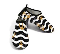 Scarpe da acqua vintage dorate per donne e uomini, ad asciugatura rapida, con suola antiscivolo in TPR, calzini leggeri per spiaggia a piedi nudi, per piscina, surf, kayak, pesca, Ancora Vintage Dor