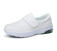 Scarpe da Allattamento Sanitarie da Donna,Olio E Antiscivolo Scarpe da Infermiera da Lavoro per Donna,Comodo Traspirante Ortopedico Scarpe da Cuoco Ambulante,per Ospedale (Color : White, Size : 39 E