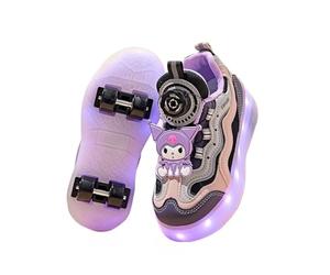 Scarpe da Allenamento a Quattro Ruote LED per Ragazzi e Ragazze